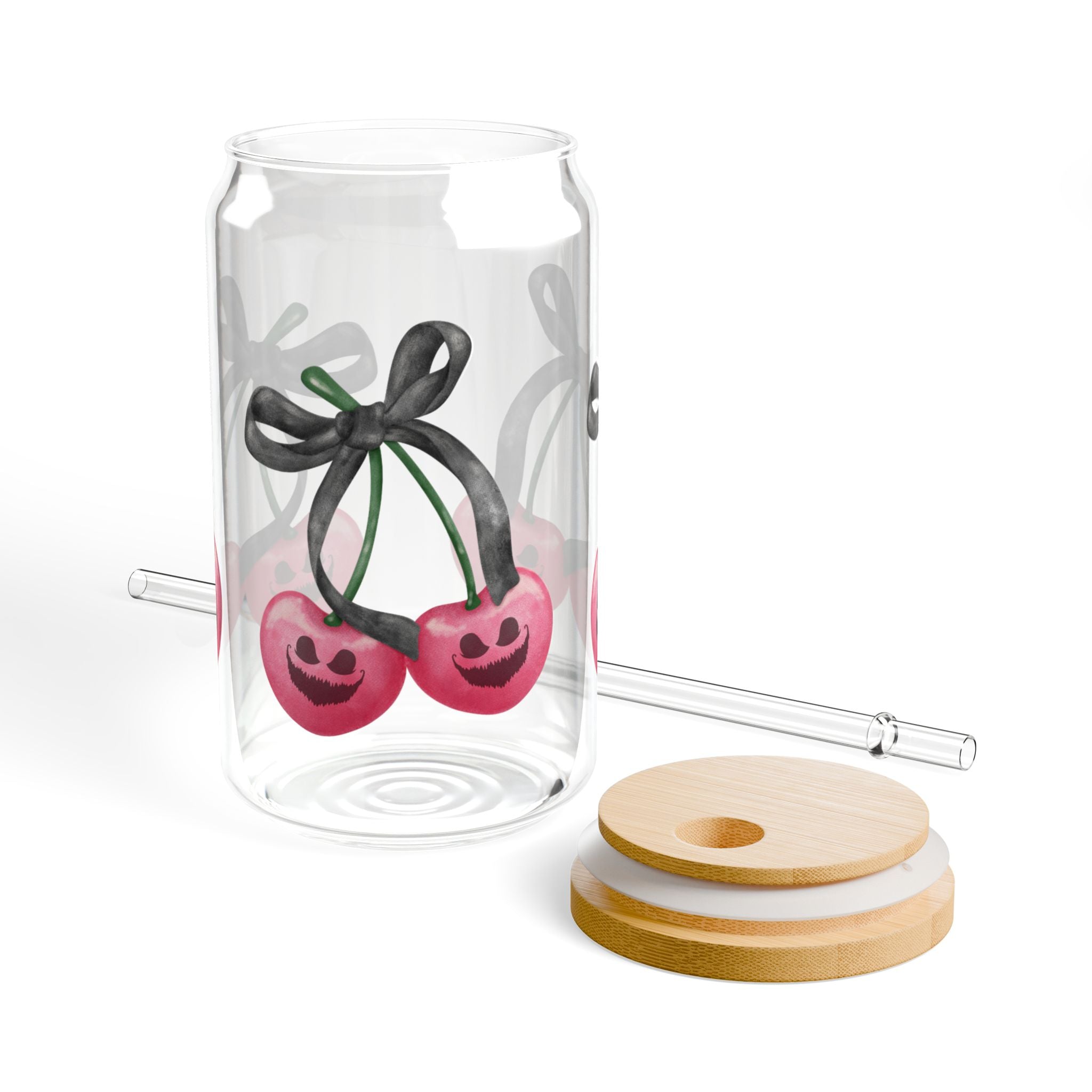 Creepy Cherries Glass