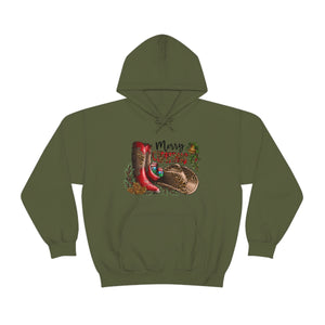 Merry Christmas Boots Hoodie