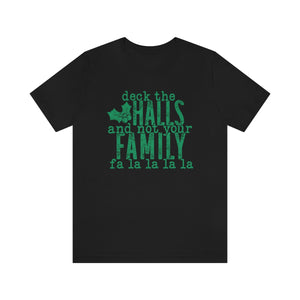 Deck the Halls Green Print Shirt