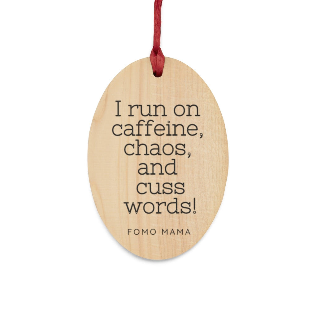 I Run On - Wooden Ornaments / Magnets