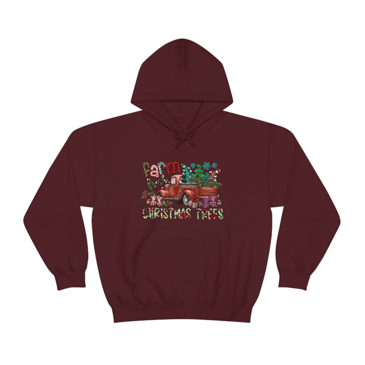 Country Farm Fresh Trees Hoodie