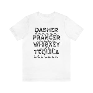 Reindeer & Liquor Black Print Shirt
