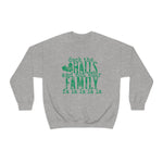 Load image into Gallery viewer, Deck the Halls &amp; Not Your Family Crewneck
