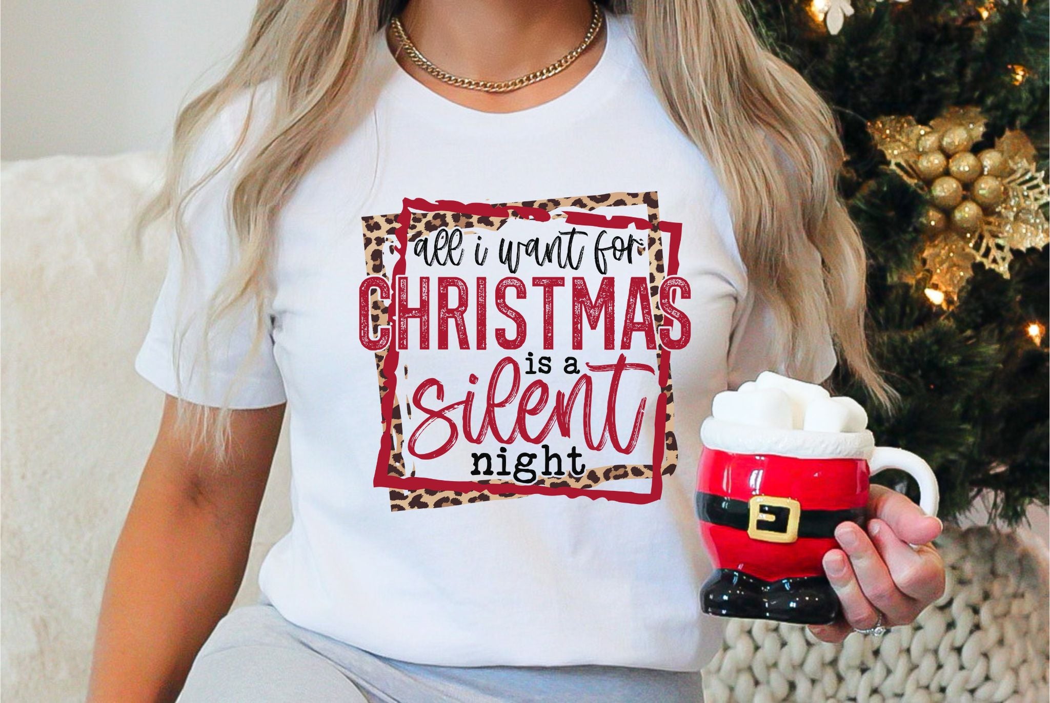 All I Want For Christmas is a Silent Night Shirt
