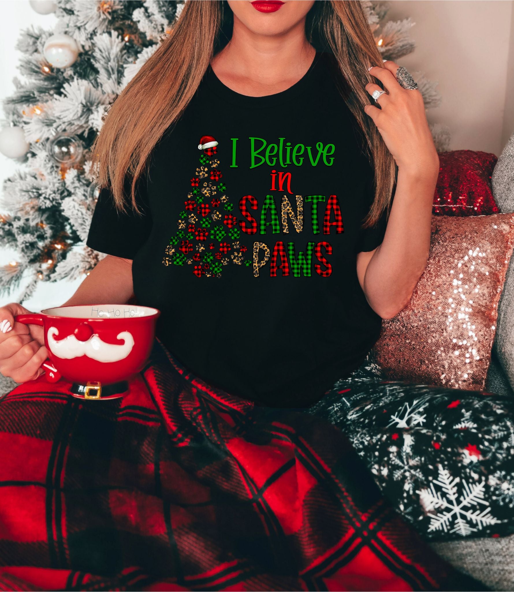 I Believe in Santa Paws Shirt