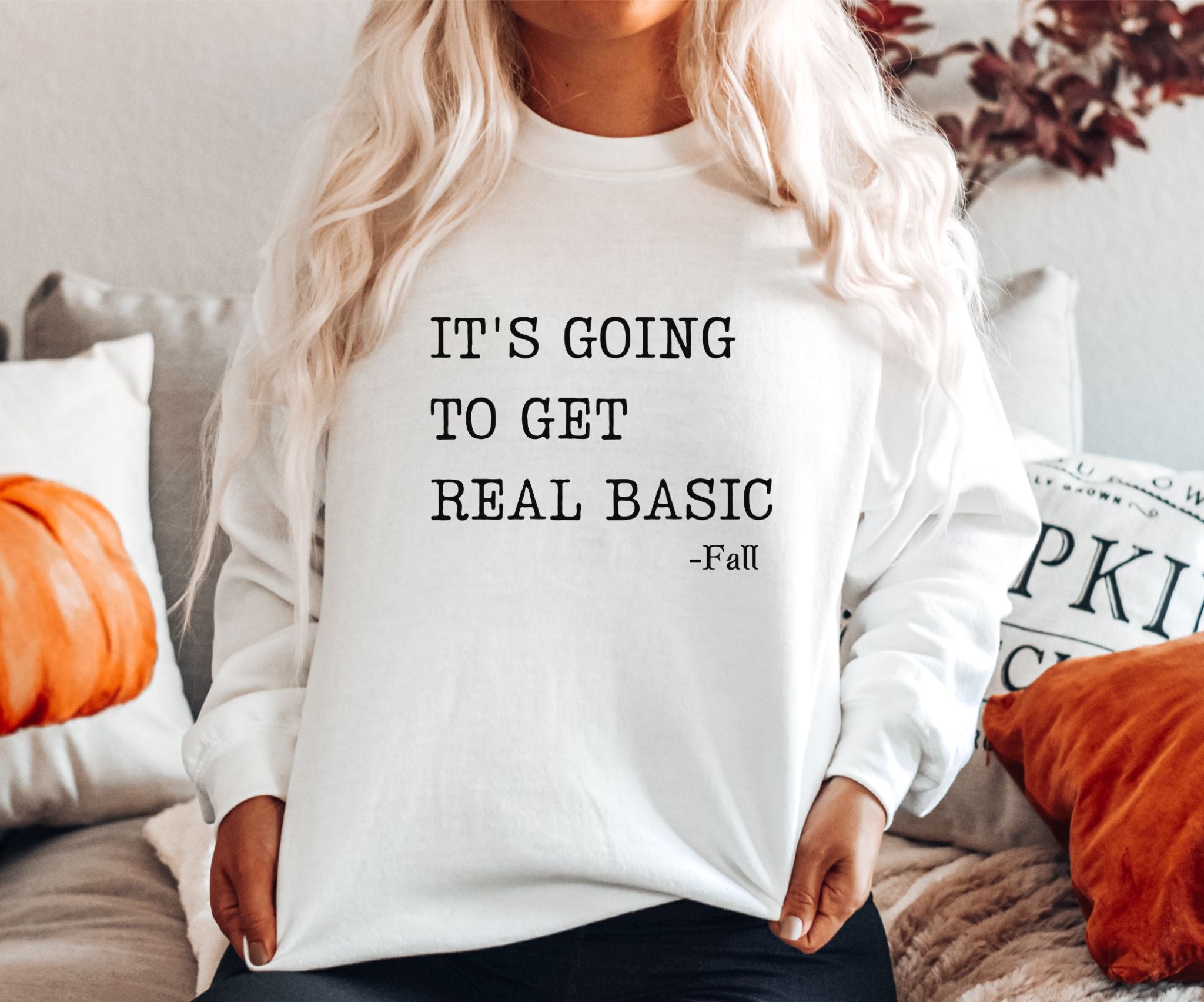 It's About to Get Real Basic Sweater