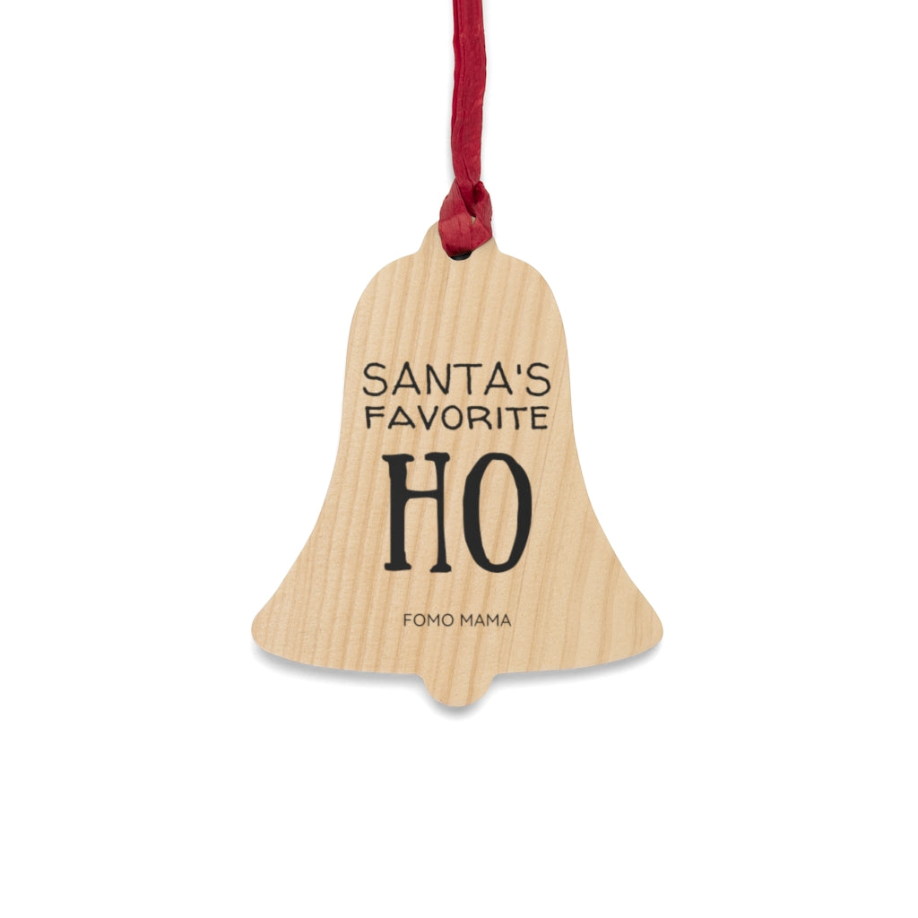 Santa's Favorite Ho - Wooden Ornaments / Magnets