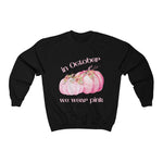 Load image into Gallery viewer, In October We Wear Pink Sweater
