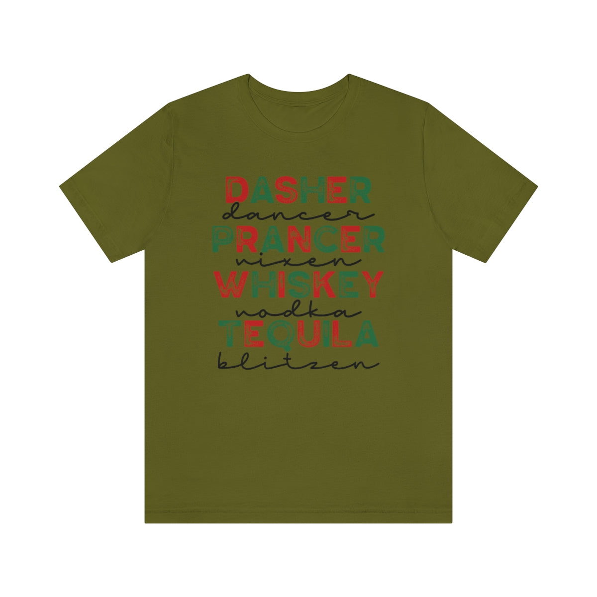 Reindeer & Liquor GandR Print Shirt